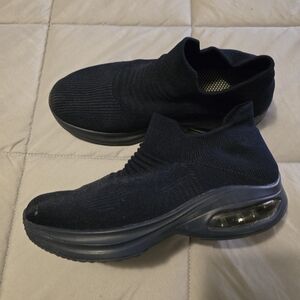 NAVY Blue Slip-On Sneakers with Air Cushion Sole NEW